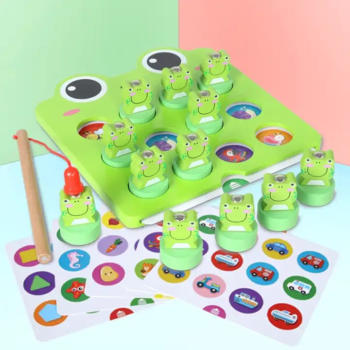 Narges® | The Magnetic Wooden Frog Game