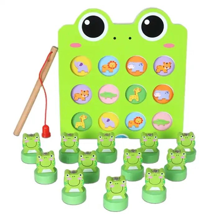 Narges® | The Magnetic Wooden Frog Game