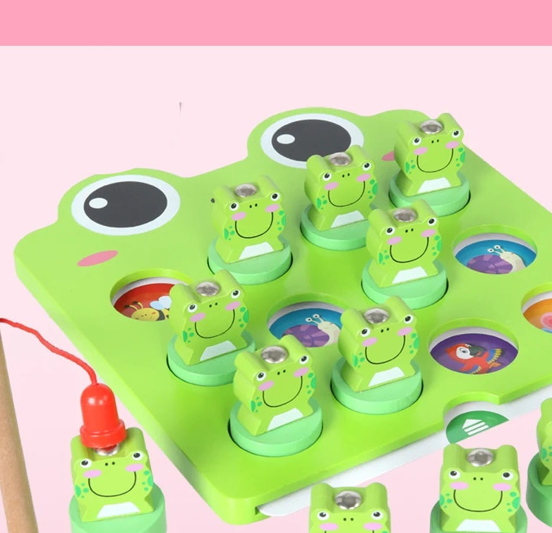 Narges® | The Magnetic Wooden Frog Game