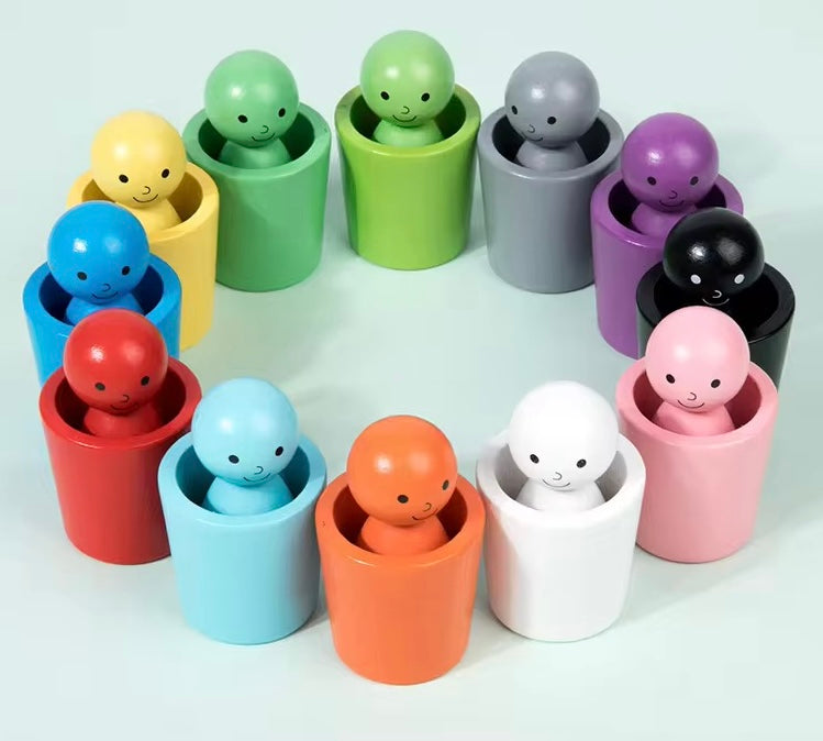 Narges®|Sorteer speelgoed met regenboogpoppen