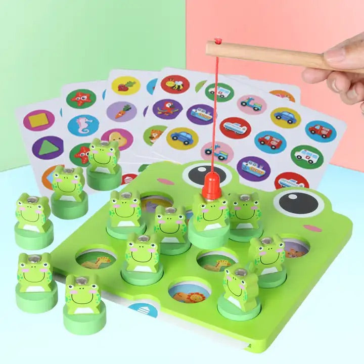 Narges®| Het magnetisch houten kikkerspel