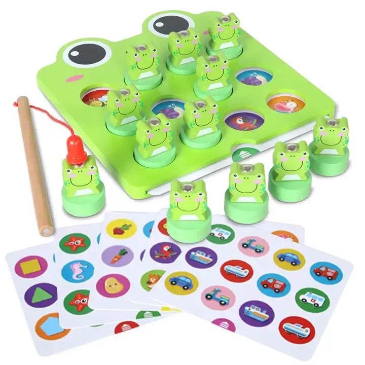 Narges®| Het magnetisch houten kikkerspel