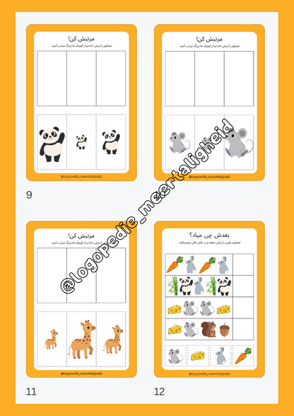 Narges® | The activity book - animals