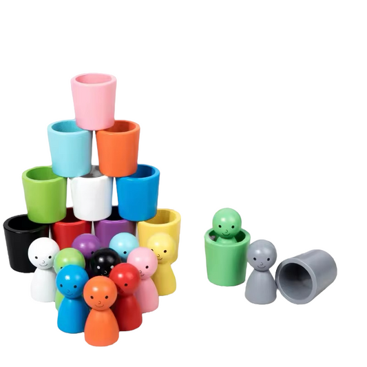 Narges®|Sorteer speelgoed met regenboogpoppen